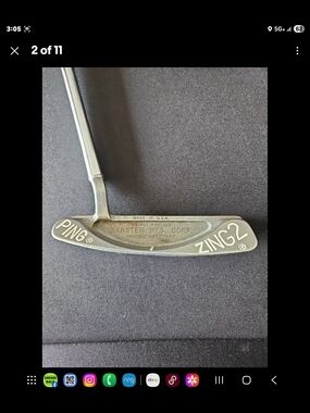 Ping Zing 2 Putter - Stainless Steel Blade RH 35.5” Karsten Made In USA 85068